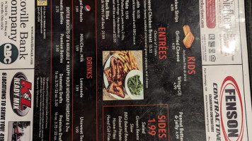 Smoke-e's Grill menu