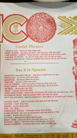 La Casa Garcia menu