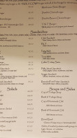 Shellie's Country Cafe menu