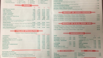 Haus Of Pizza menu