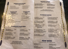 Cielito Lindo Mexican Restaurant Bar menu