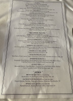 L'opera Italian menu