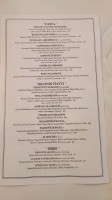 L'opera Italian menu