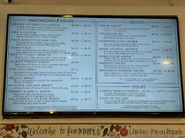 Kunnari's Farm Market menu