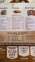 Baiano Sf Pizza menu