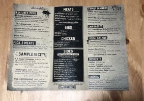 City Barbeque menu