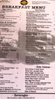 The Filling Station Cafe menu