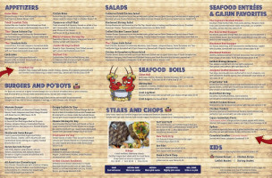 Captain Johns Seafood Cajun Grill menu