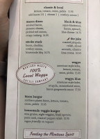 Montana Ale Works menu