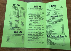 Bronco Billy's Pizza Palace menu