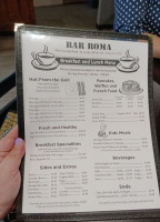 Roma menu