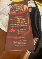 Saint Louis Kitchen menu