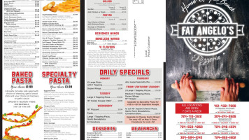 Fat Angelo's Pizzeria menu