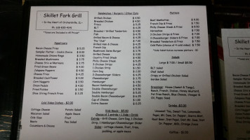 Skillet Fork Grill menu