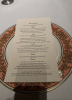 Acquerello menu