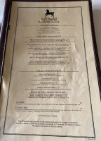 Le Cheval menu