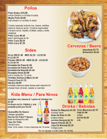 El Pollo Fino 2 menu