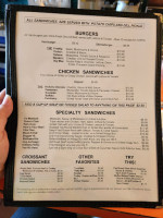 Freds Diner menu