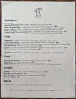 Parlour menu