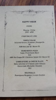 Parlour menu