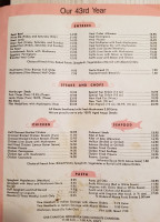 Original Joe's San Jose menu