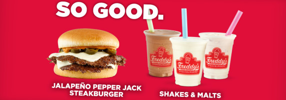 Freddy's Frozen Custard Steakburgers food