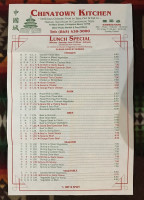 Chinatown Kitchen menu