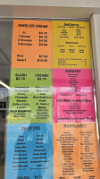 Dairy Isle. menu