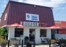 The Burger Stop outside