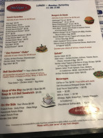 Meldgie's Rivers Edge Cafe menu