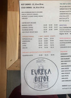 Eureka Depot menu