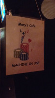 Mary's Cafe menu