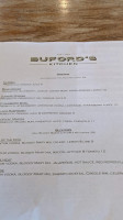 Buford's Kitchen menu