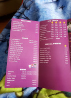 Asia Express menu