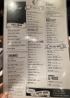 Rusty Bucket And Tavern menu