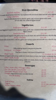 Deafghanan Cuisine menu