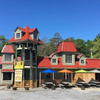 Adirondack Dog House outside