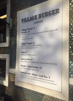 Village Burger inside