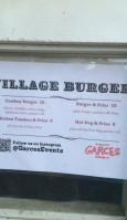 Village Burger inside