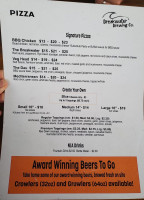 Breakwater Brewing Co. menu