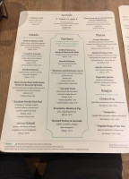 Le Pain Quotidien menu