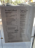 Le Pain Quotidien menu