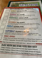 Num Thai And Sushi menu