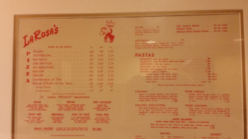 Larosa's Pizza Mt. Orab menu