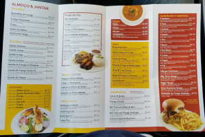 Santana's Plaza Cafe menu