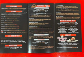 Big Al's Pizzeria menu