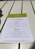 La Côte menu