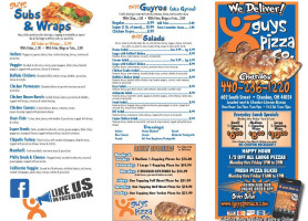 Guys Pizza Co. Chardon menu