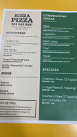 Dalia's Pizza menu