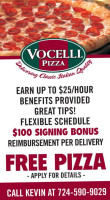 Vocelli Pizza food